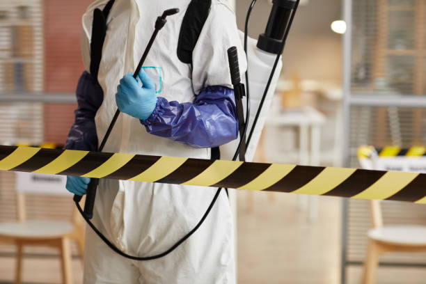 Professional Sewage Cleanup technician working in Grantville, GA